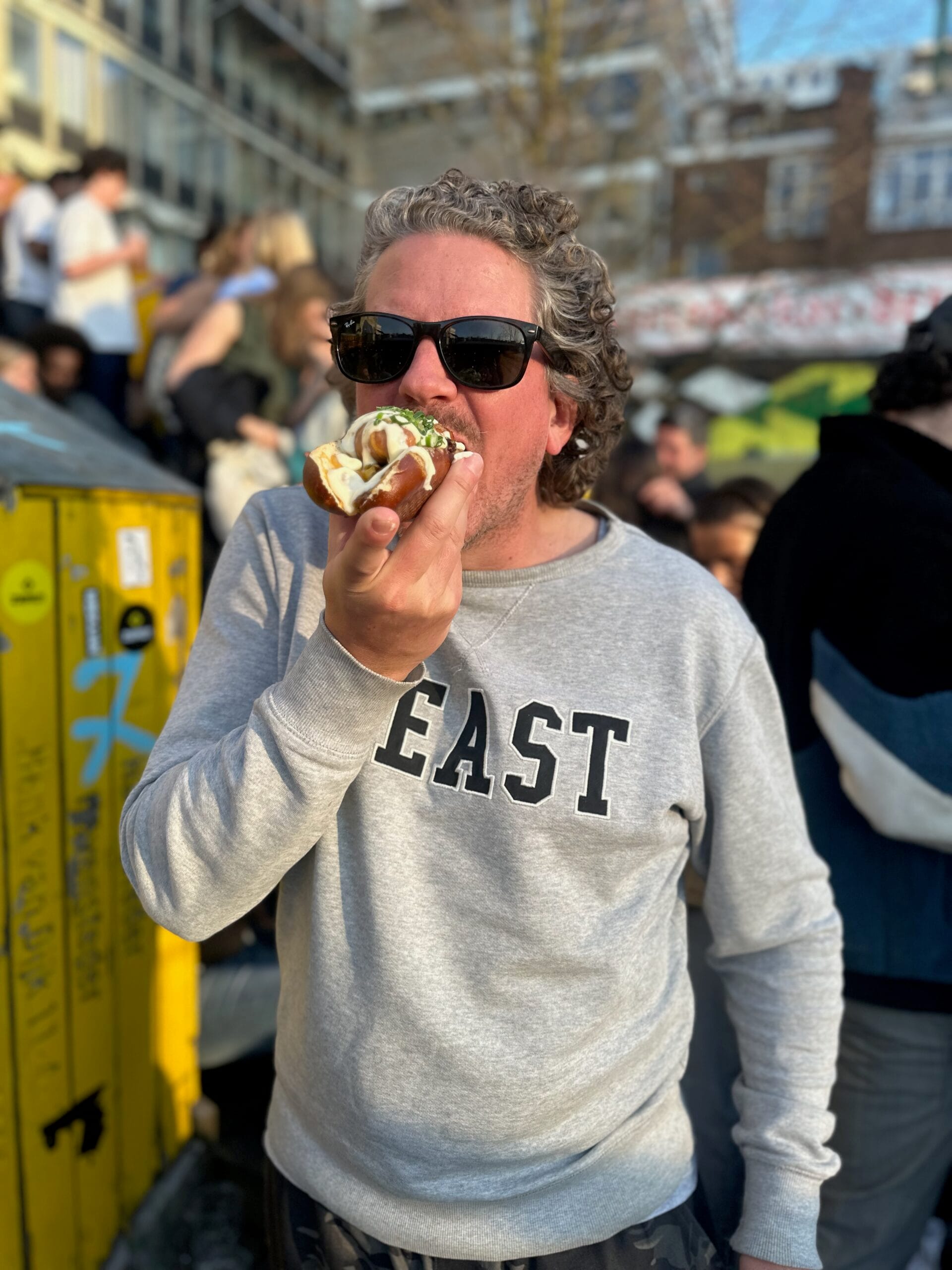 Gijsbregt eet in de Biergarten